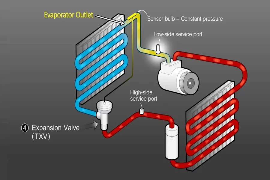 Auto Air Conditioning System Diagram
