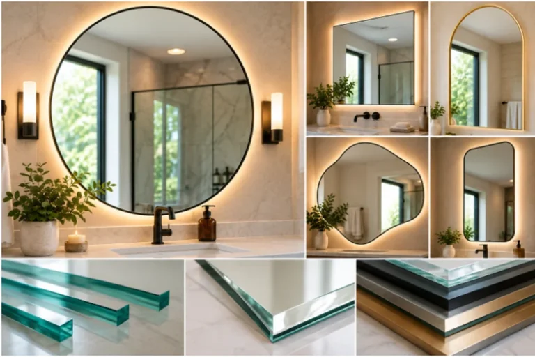 Glassified Offers Custom Mirror Sizing, Edgework and Finish Options Glassified Offers Custom Mirror Sizing, Edgework and Finish Options